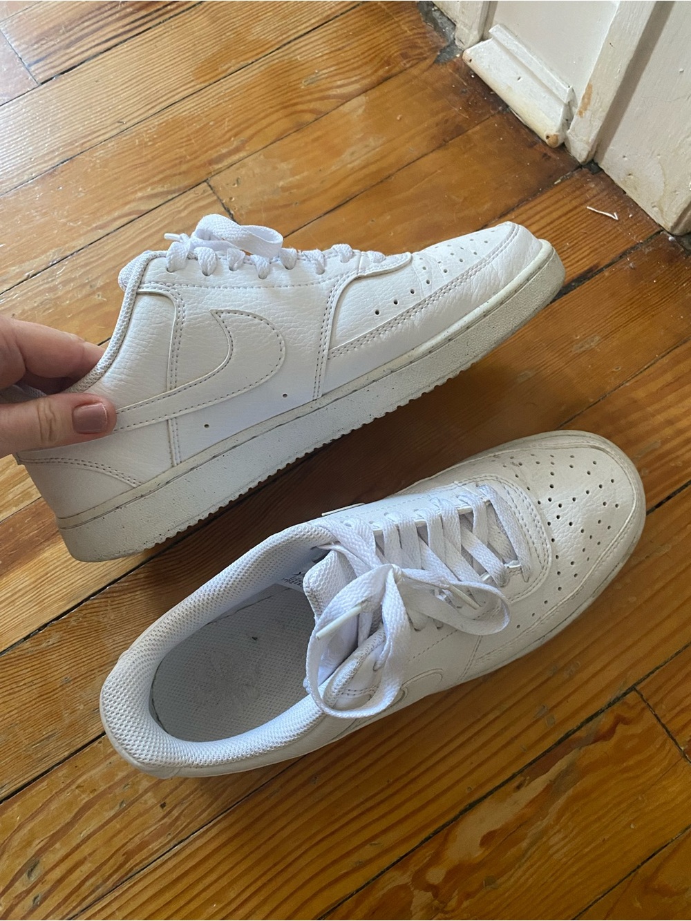 Nike Women’s White Athletic Sneakers - Classic Low-Top